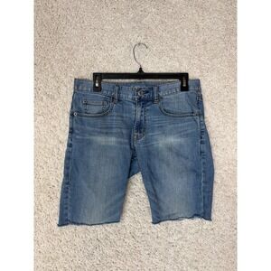 JT Jack Threads Denim Jean Shorts 31 Blue Jorts Distressed Cut Offs Skater